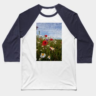 English Wild Flowers Baseball T-Shirt